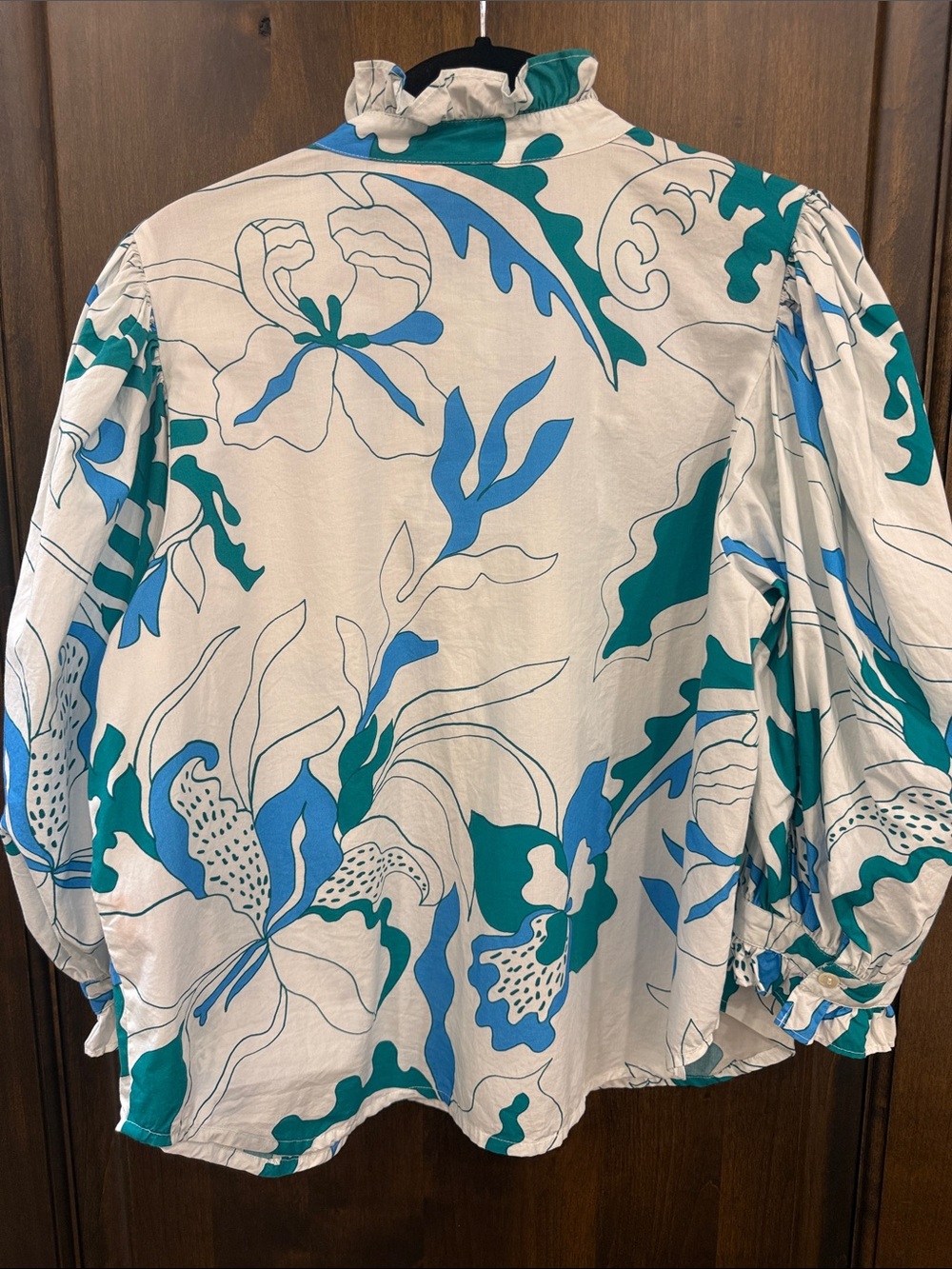 Oliphant 3/4 sleeve like new 100% cotton size small - Picture 3 of 6